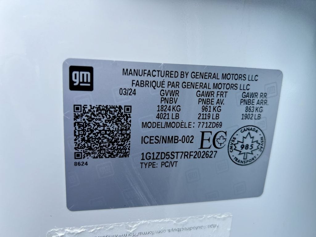 2024 Chevrolet Malibu 1LT