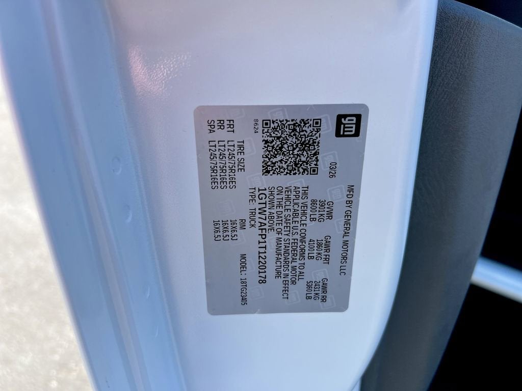 2026 GMC Savana Cargo Work Van