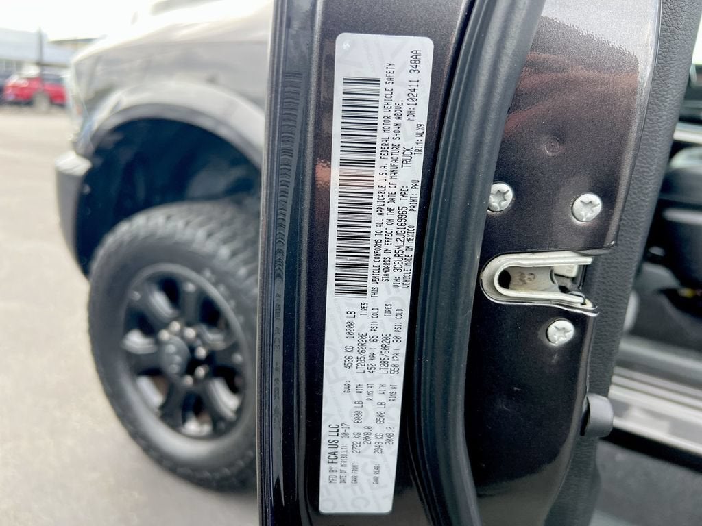 2018 RAM 2500 Laramie Mega Cab 4x4 6'4" Box