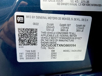2022 Chevrolet Silverado 1500 High Country