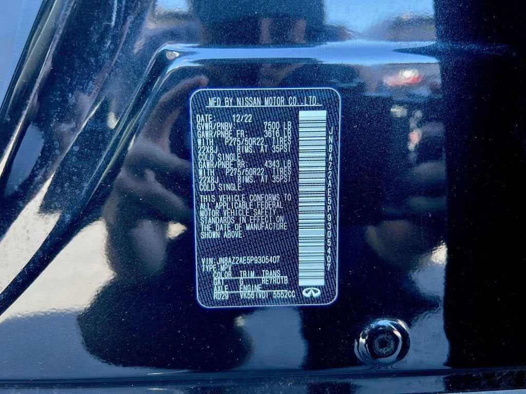 2023 INFINITI QX80 PREMIUM SELECT AWD