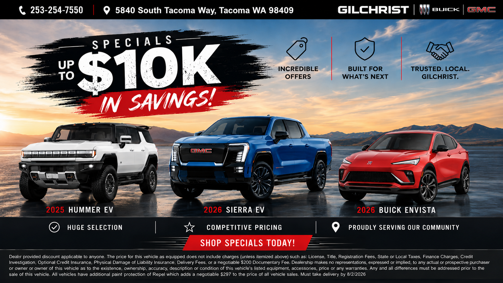 Specials upto $10k In Savings